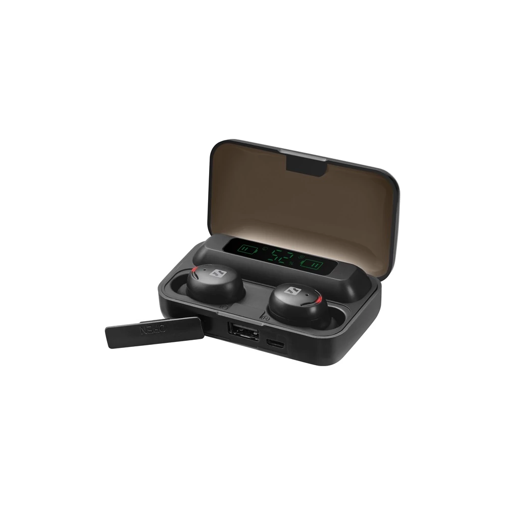 Sandberg Wireless Fülhallgató - Bluetooth Earbuds + Powerbank