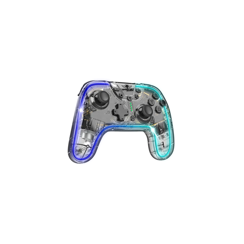 Spirit of Gamer Gamepad Vezeték Nélküli - Pulse Bluetooth (BT, Vibration, PC/iOS/Android kompatibilis, fekete-kék)