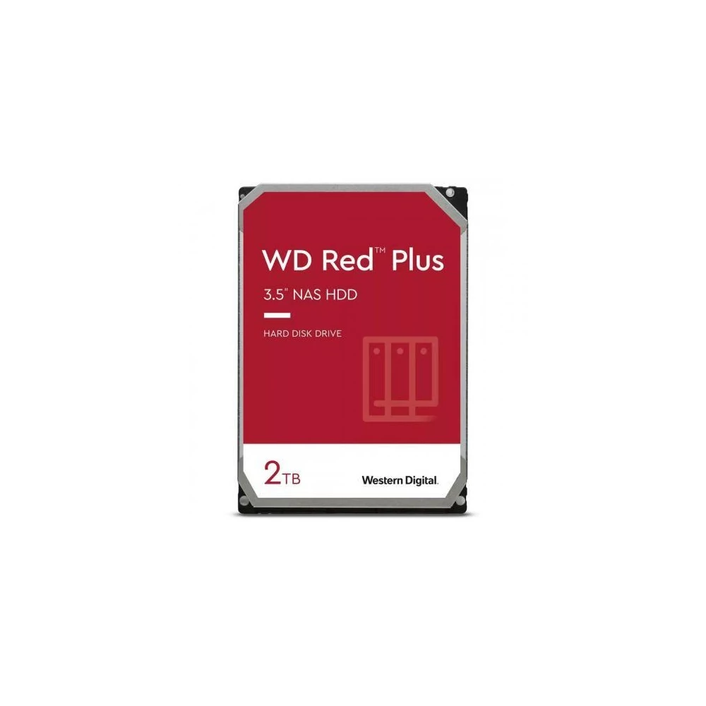Western Digital Belső HDD 3.5" 2TB - WD20EFPX (5400rpm, 64 MB puffer, SATA3 - Red Plus széria)