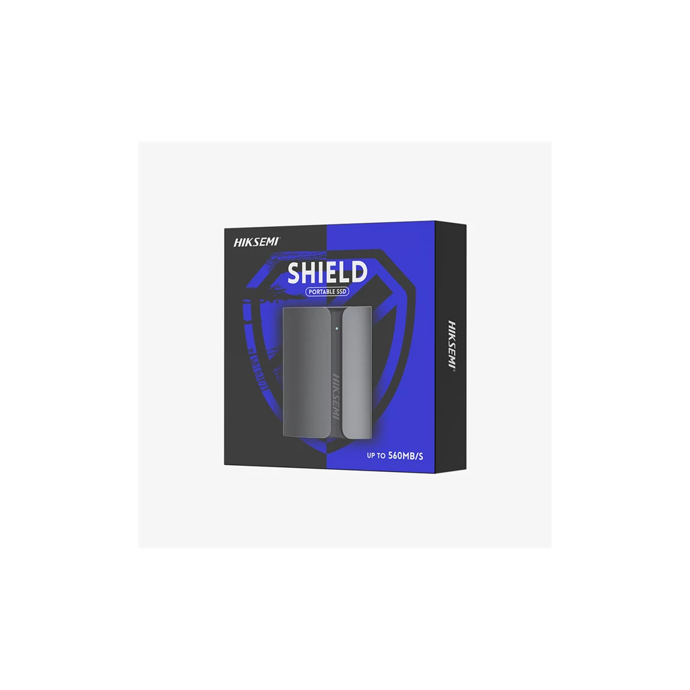 Hikvision Külső SSD 1TB - T300S SHIELD (USB 3.1 Type-C) Fekete