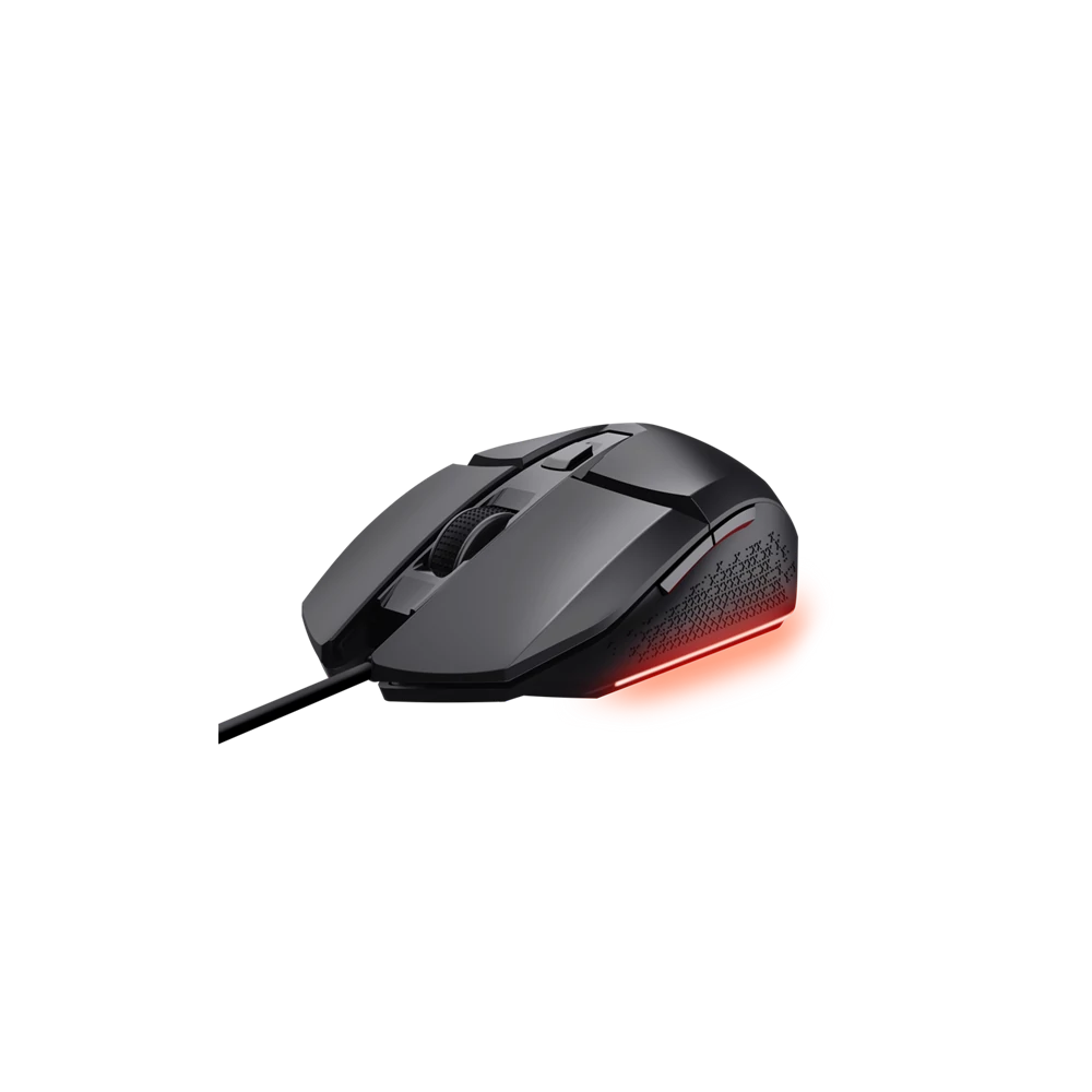 Trust Egér Gamer Vezetékes - GXT109 Felox (Optikai érzékelő; max6400DPI; 6 gomb; LED; fekete)