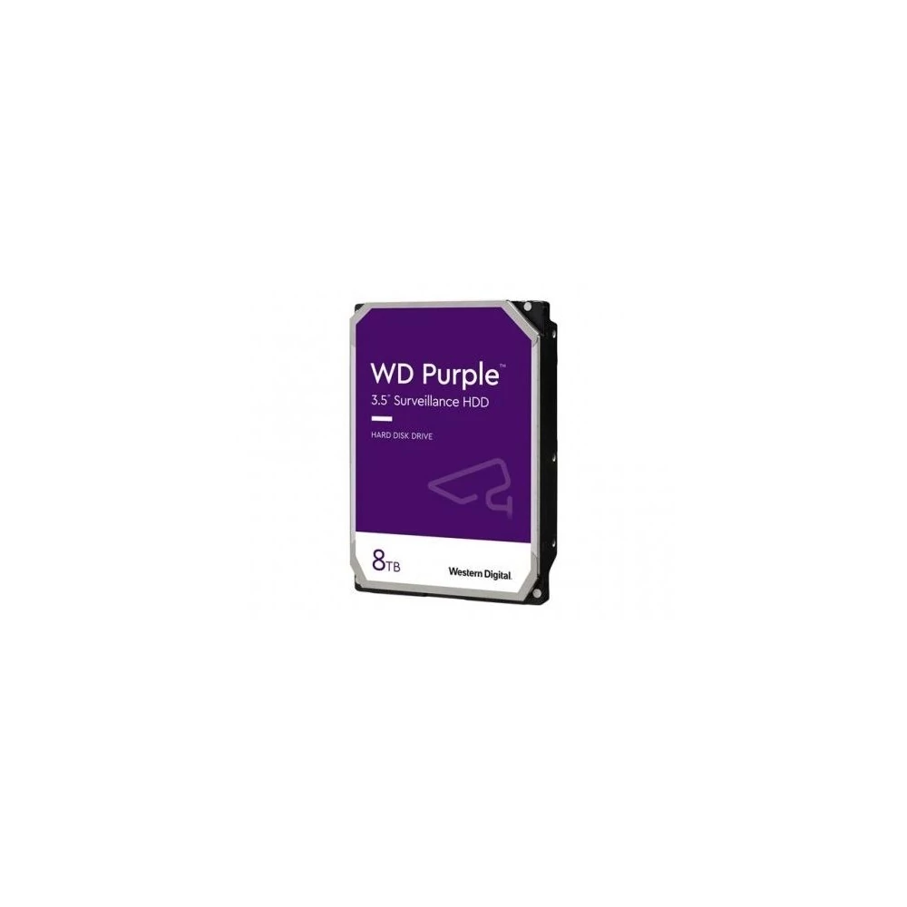 Western Digital Belső HDD 3.5" 8TB - WD85PURZ (5640rpm,256 MB puffer, SATA3 - Purple (biztonságtechnikai rögzítőkbe is))