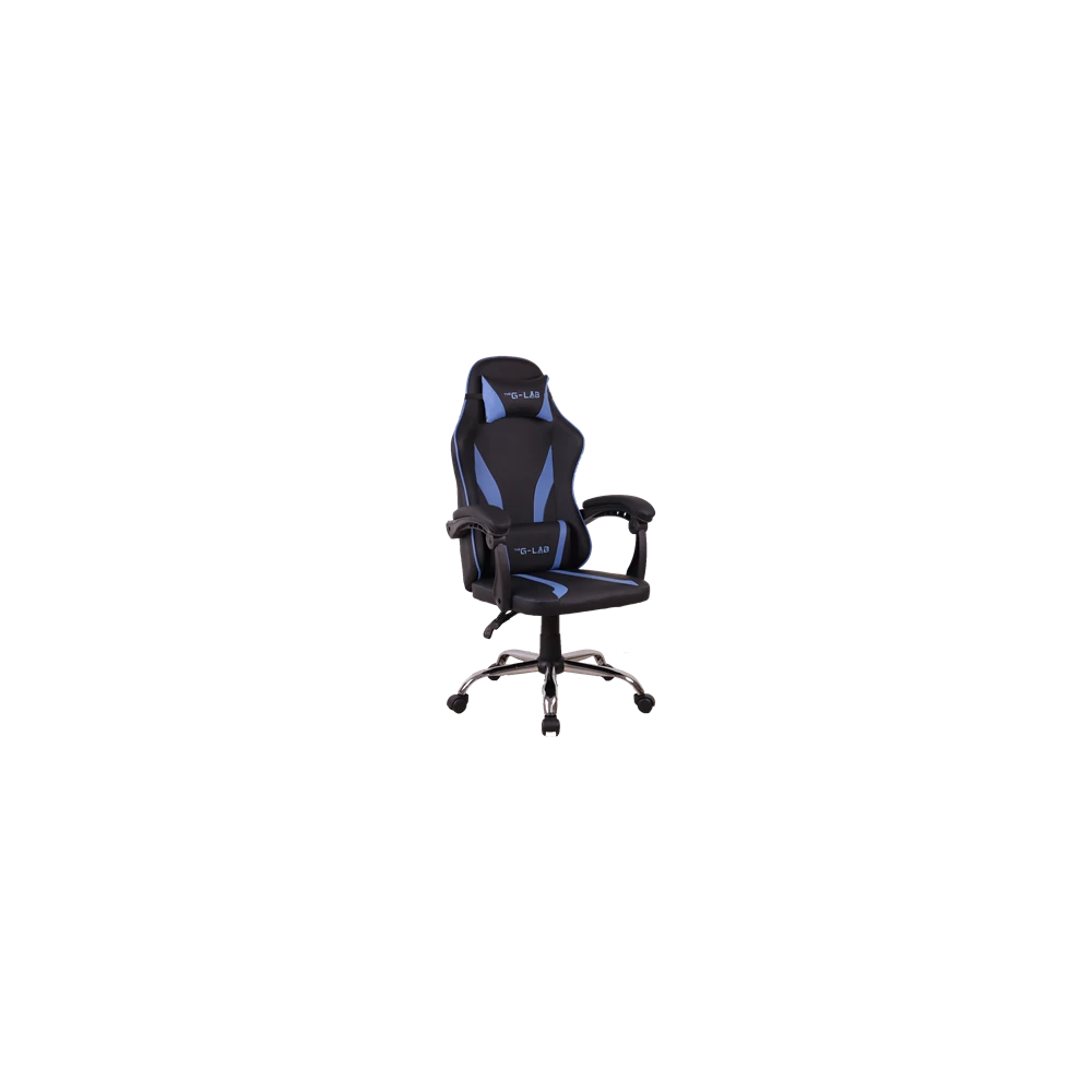 The G-Lab Gamer szék - KS NEON BLUE (kék; állítható magasság; áll. kartámasz)