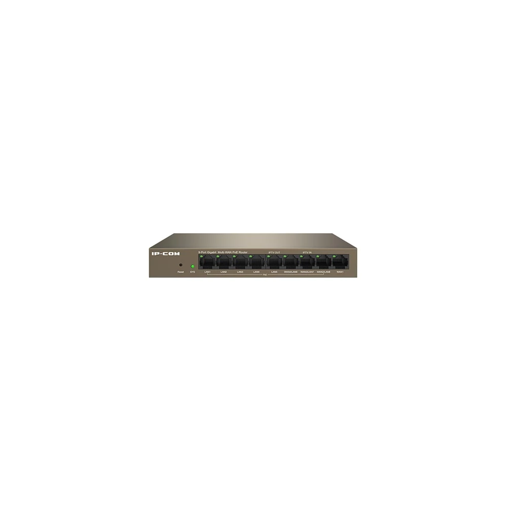 IP-COM Router - M20-8G-PoE (9x 1Gbps; 8x at/af PoE+; 95W; ProFi Cloud)