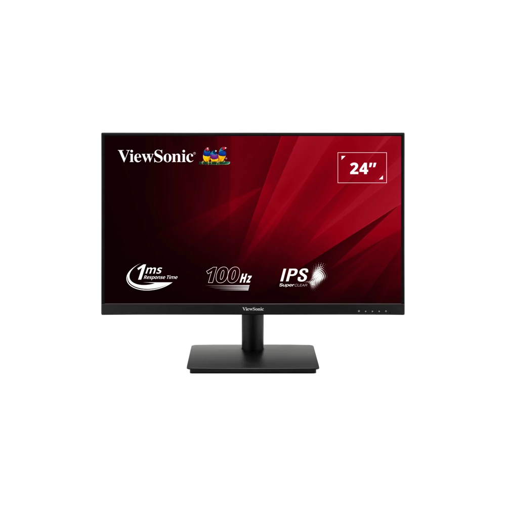 ViewSonic Monitor 23,8" - VA240-H (IPS, 16:9, 1920x1080, 100Hz, 1ms, 250cd/m2, D-sub, HDMI, VESA)