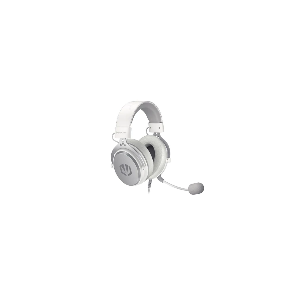 Endorfy Fejhallgató - VIRO Onyx (headset, multiplatform, mikrofon, 3,5mm jack, 53mm driver, 2,7m, fehér)