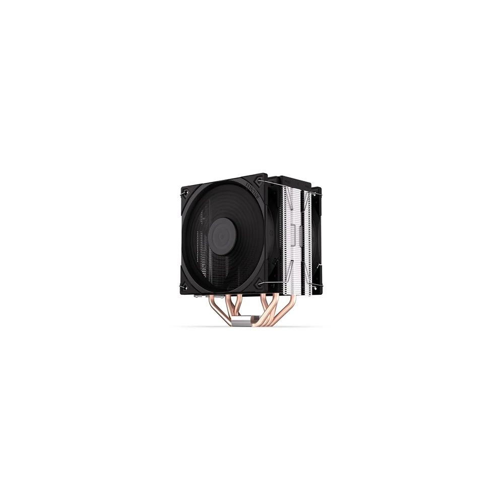 Endorfy CPU Cooler - Fera 5 Dual Fan (2x12 cm, 4 pin, 4x heatpipe, PWM, TDP 220W, fekete)