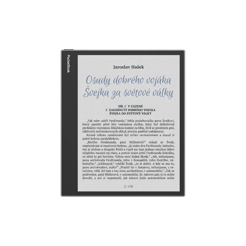 POCKETBOOK e-Reader PB1042-M-WW INKPad  Eo szürke (10,3" E-Ink Kaleido, auto. háttérv., 2,3GHz,64GB,4000mAh,WIFI, BT)