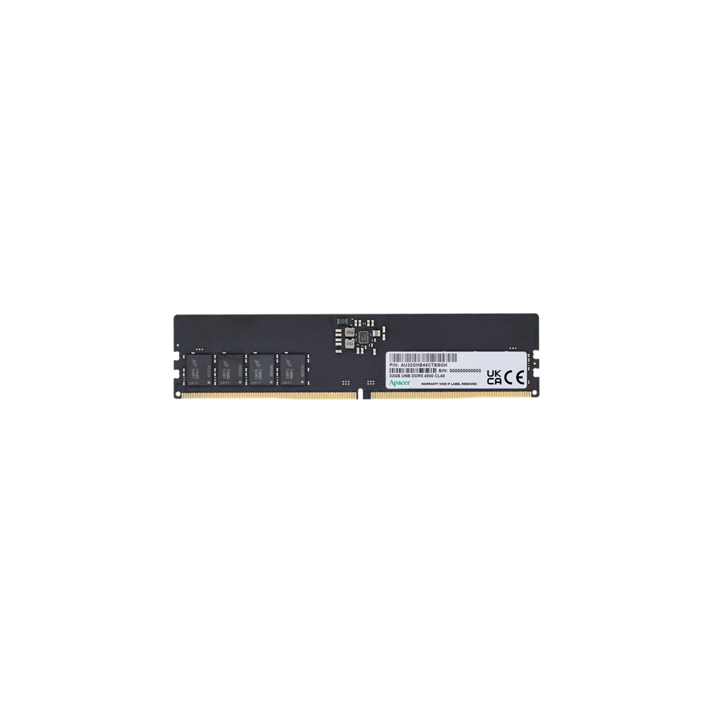 Apacer Memória Desktop - 16GB DDR5 (4800MHz, CL40, 1.1V)