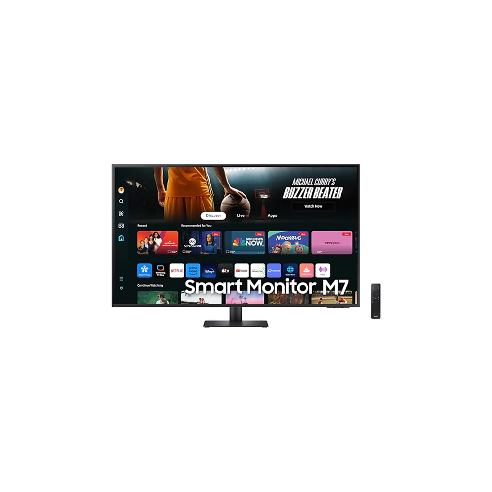 Samsung Monitor 43" - S43DM702UU (VA, 3840x2160, 16:9, UHD, 60HZ, 300cd/m2, 4ms, Smart)