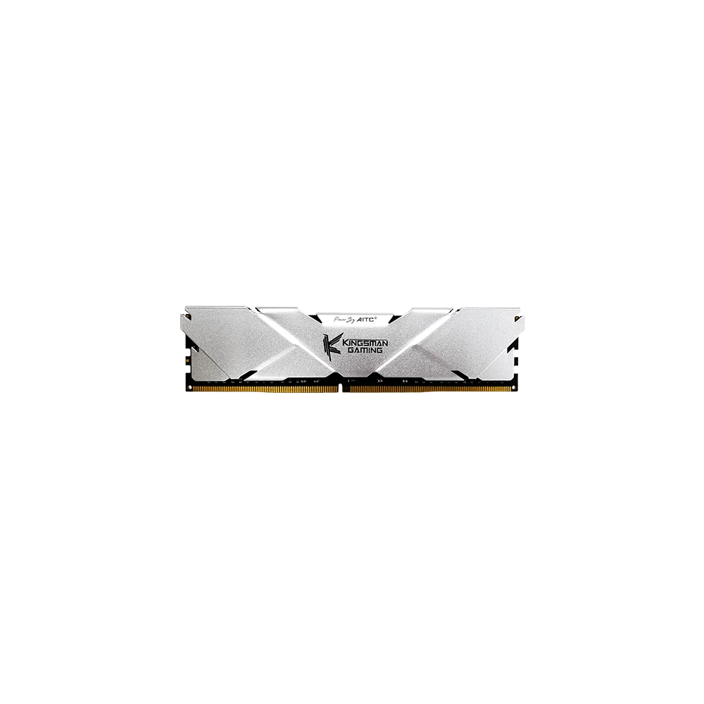 Kingsman Memória Desktop - 8GB DDR4 (3200Mhz, CL22, 1.2V, Gaming RAM) Hűtőbordás