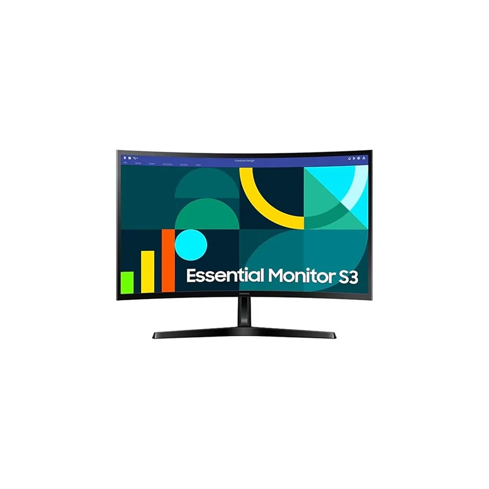 Samsung Monitor 27" - S27D366GAU (VA, 1920x1080, 16:9, FHD, 100HZ, 250cd/m2, 4ms, Ívelt)