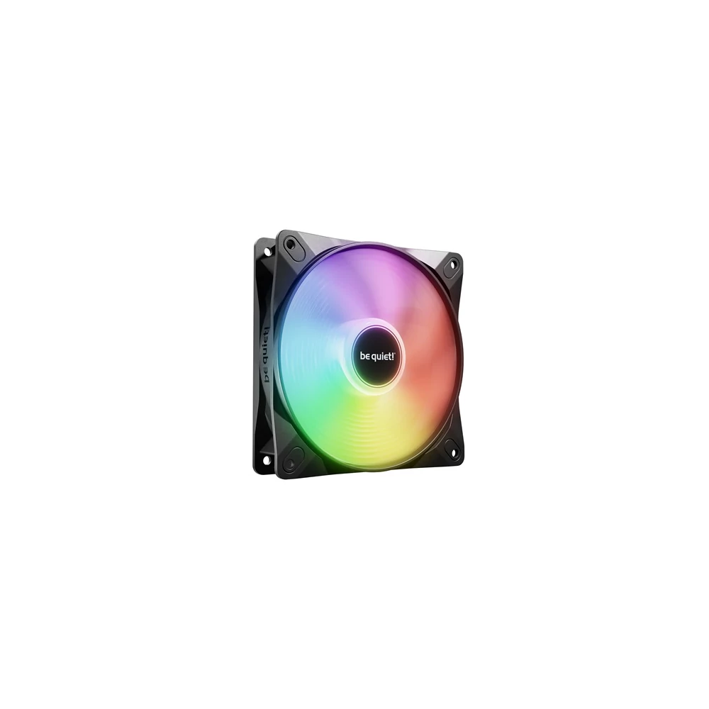 Be Quiet! Cooler 12cm - LIGHT WINGS LX 120mm PWM (RGB, 1600rpm, 25,5dB, fekete)