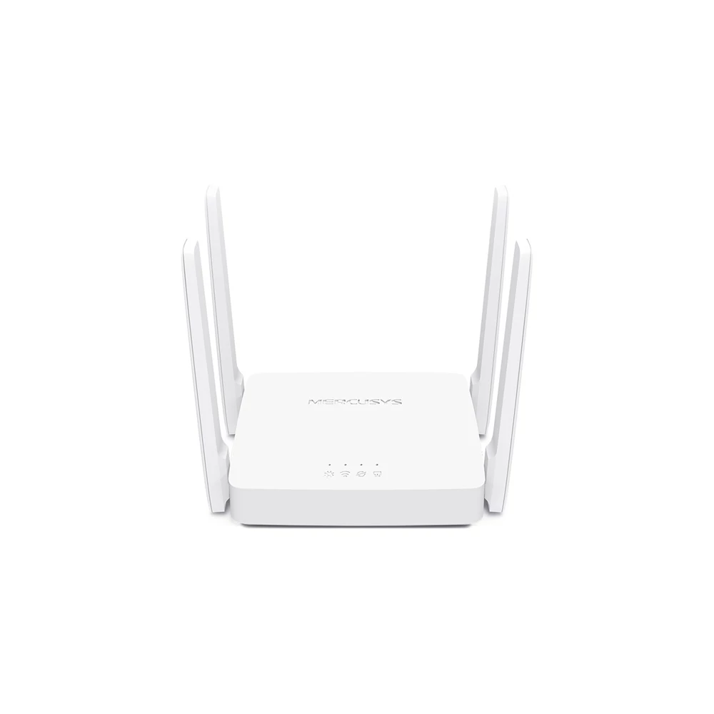Mercusys Router WiFi AC1200 - AC10 (300Mbps 2,4GHz + 867Mbps 5GHz; 3port 100Mbps, WPA2)