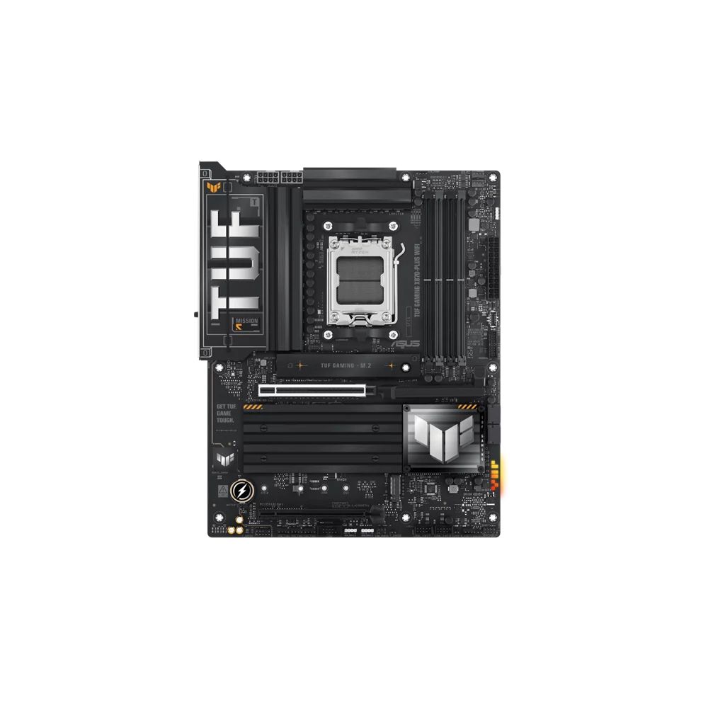 Asus Alaplap - AMD TUF GAMING X870-PLUS WIFI AM5 (X870, ATX, 4xDDR5 8000+MHz, 2xSATA3, 4x M.2, HDMI+USB4)