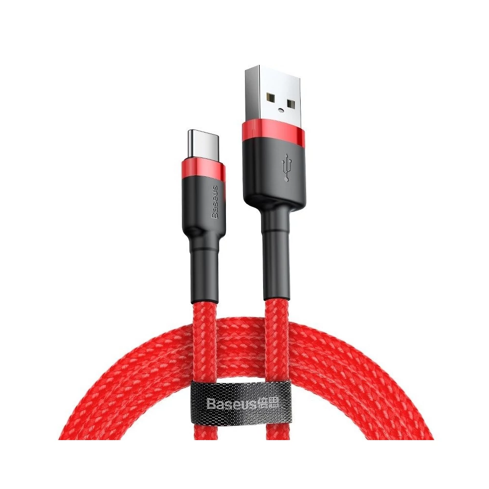 Baseus Cafule USB-USB-C kábel, 3A, 1m (piros)