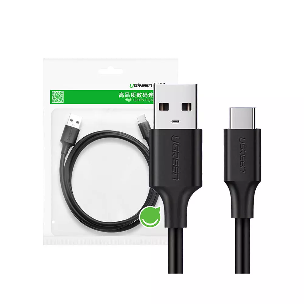 UGREEN USB-USB-C kábel 0,25m (fekete)