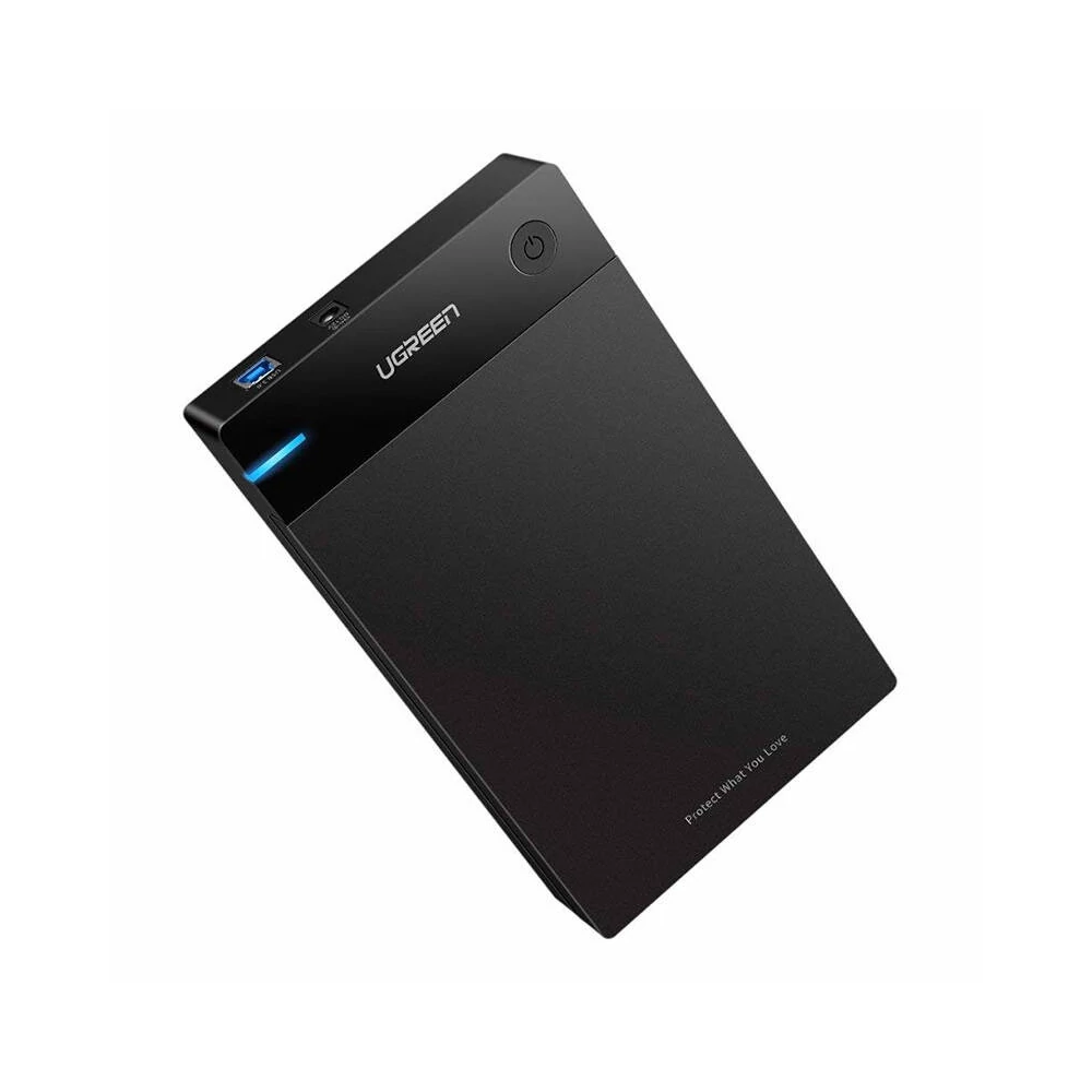 UGREEN Külső 3.5 SATA USB 3.0 HDD ház (fekete)