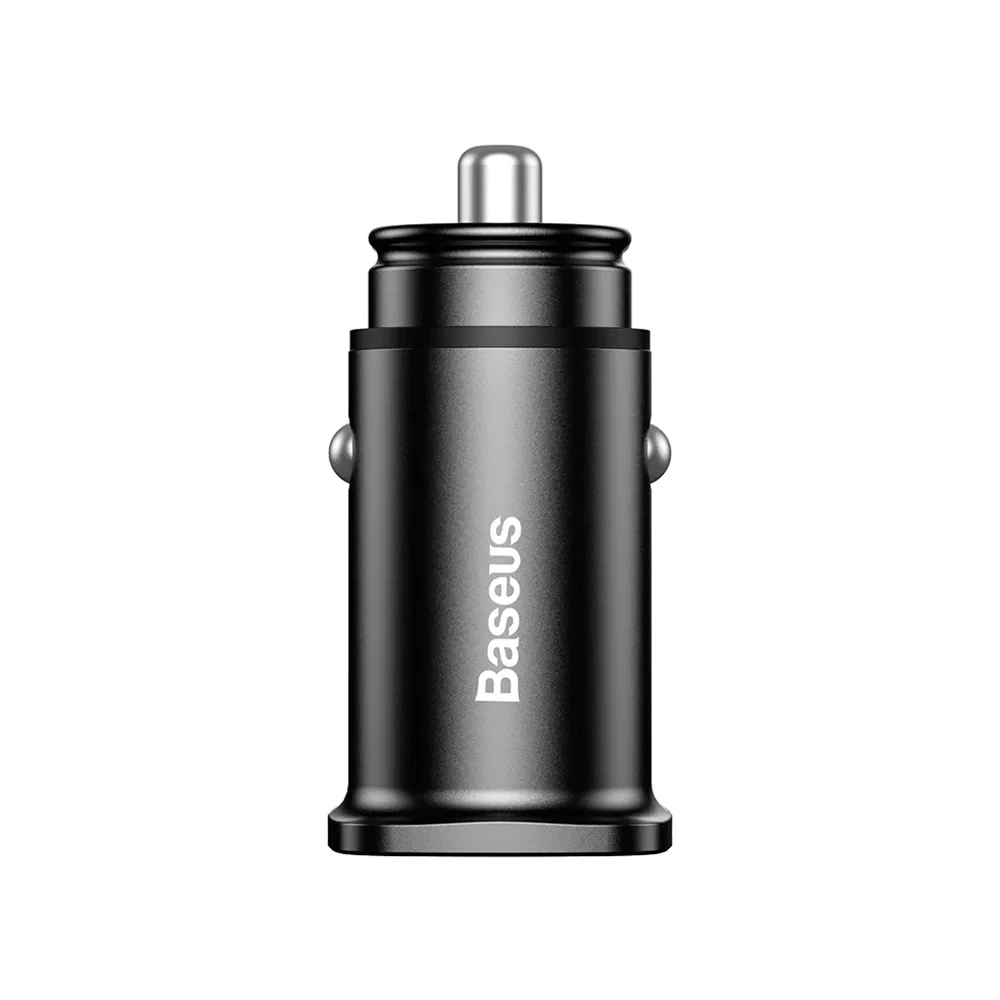 Ładowarka samochodowa Baseus Square 2xUSB QC3.0 5A 30W (czarna)