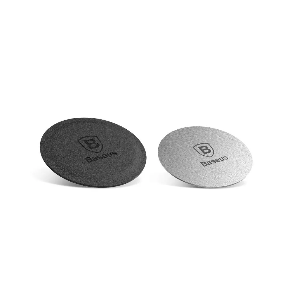 Baseus Iron Suit fémlemezek mágneses telefontartóhoz (fekete és ezüst)