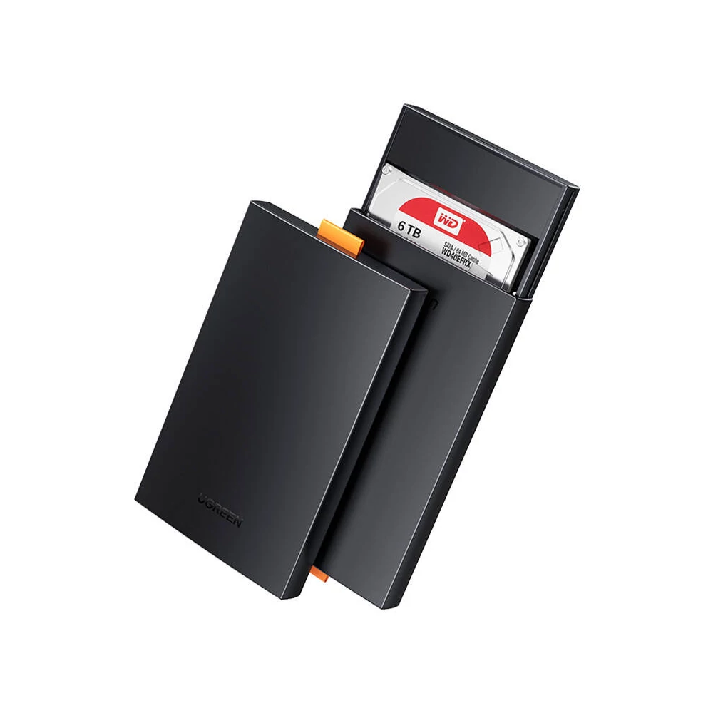 UGREEN 2,5" SATA SSD/HDD külső ház (fekete)