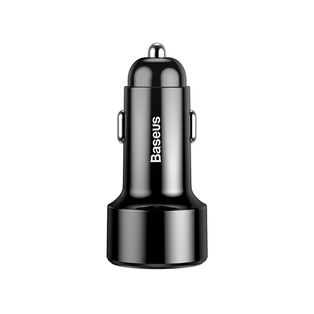 Baseus Magic 2x USB autós töltő, QC 3.0, 45W (fekete)