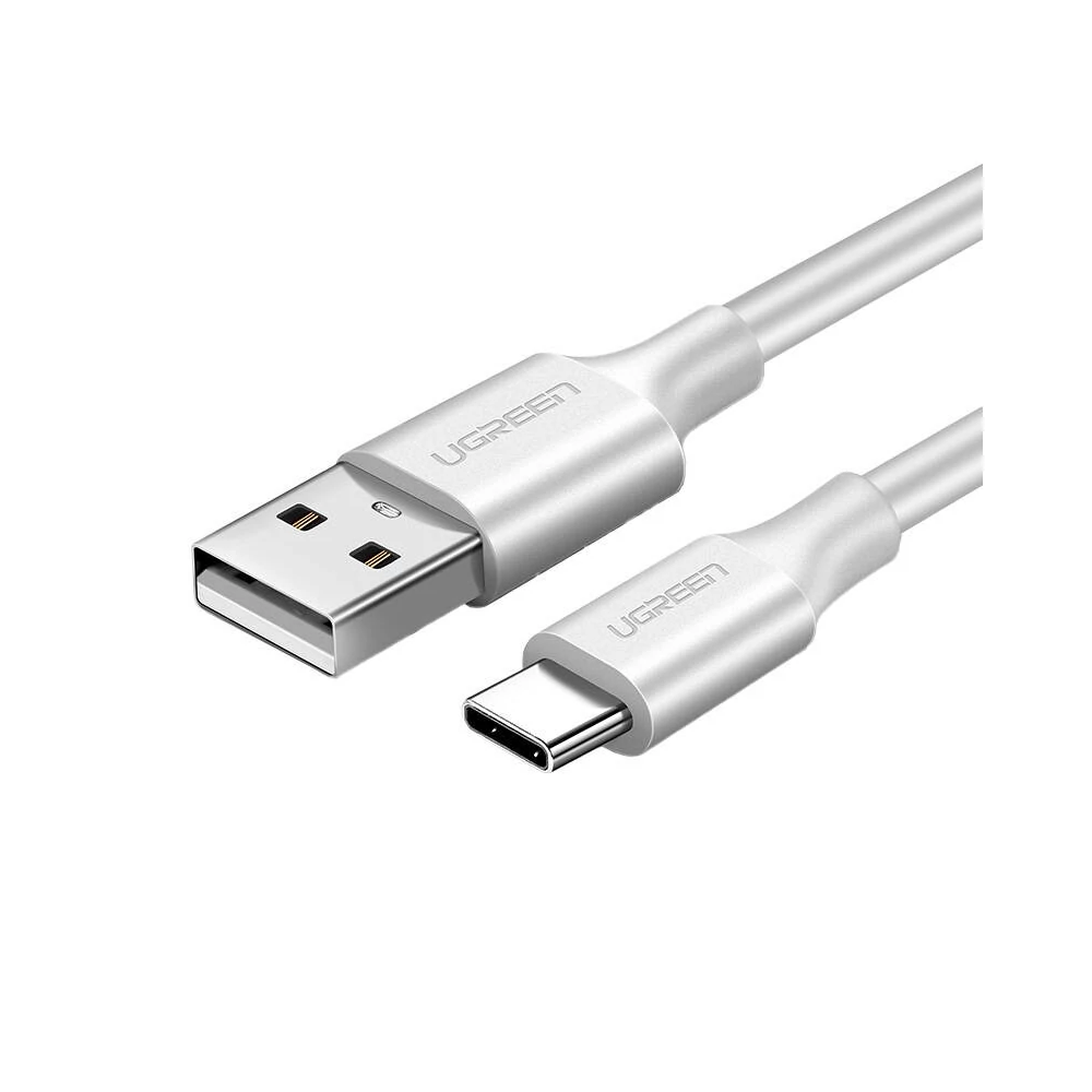 UGREEN USB és USB-C QC3.0 kábel, 2 m (fehér)