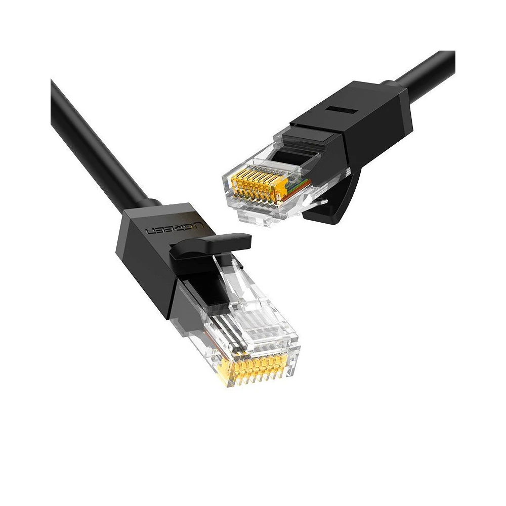 UGREEN Ethernet RJ45, Cat.6, UTP hálózati kábel, 2m (fekete)