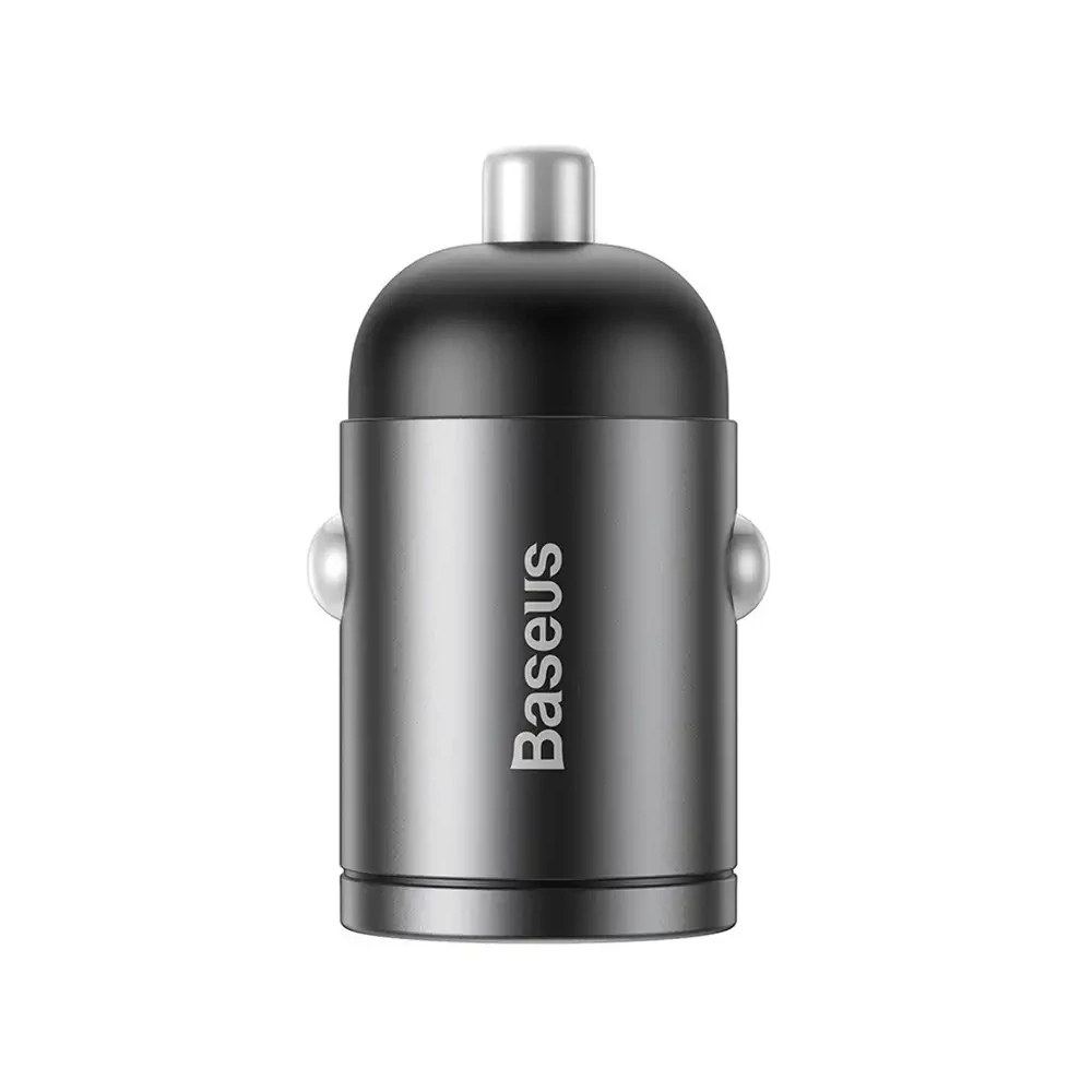 Baseus Tiny Star USB-C mini autós töltő, QC 4.0+, PD, 30 W (szürke)