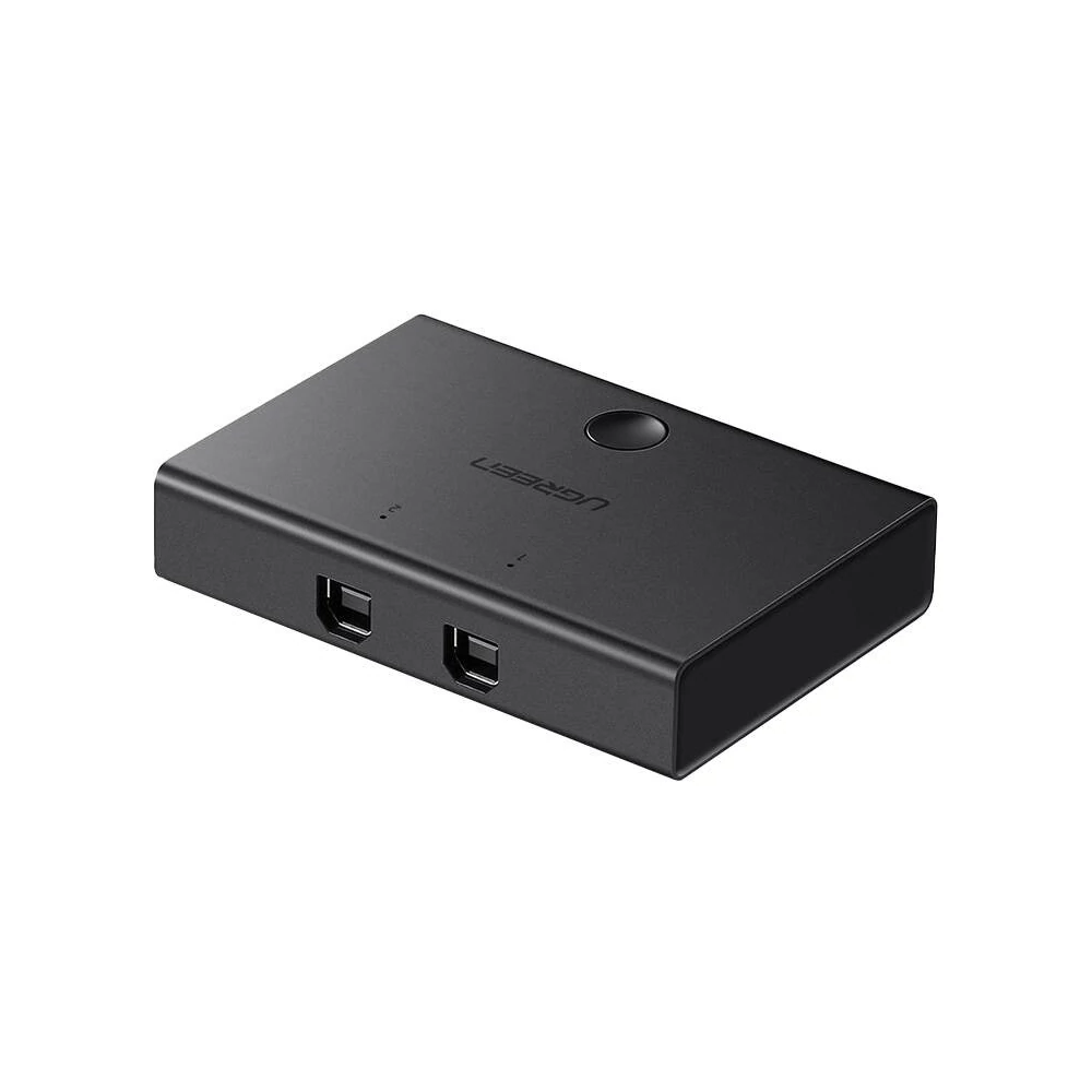UGREEN 30345 USB 2.0 2x1 USB KVM kapcsoló (fekete)