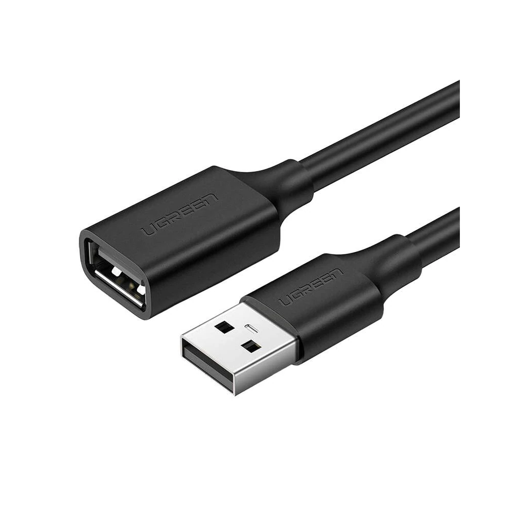 UGREEN US103 USB 2.0 hosszabbító kábel, 2 m (fekete)