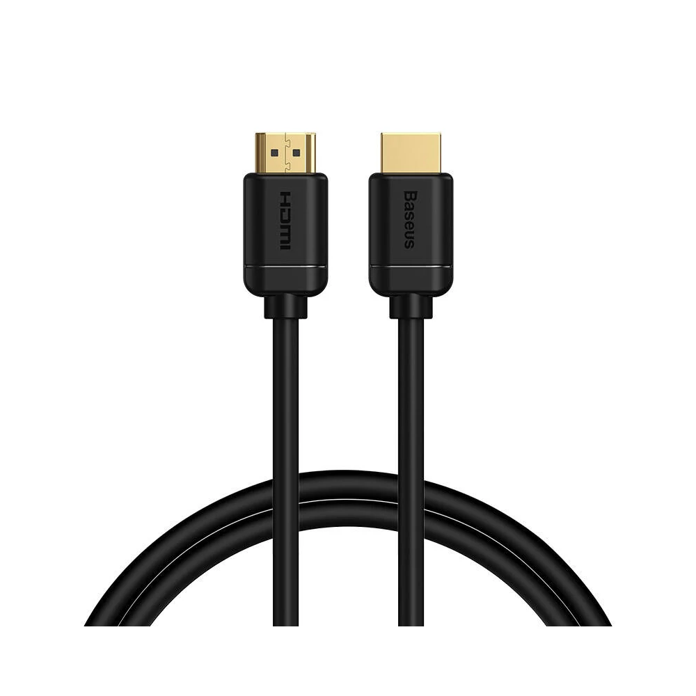 Baseus HDMI 2.0 kábel, 4K 60Hz, 3D, HDR, 18Gbps, 1m (fekete)