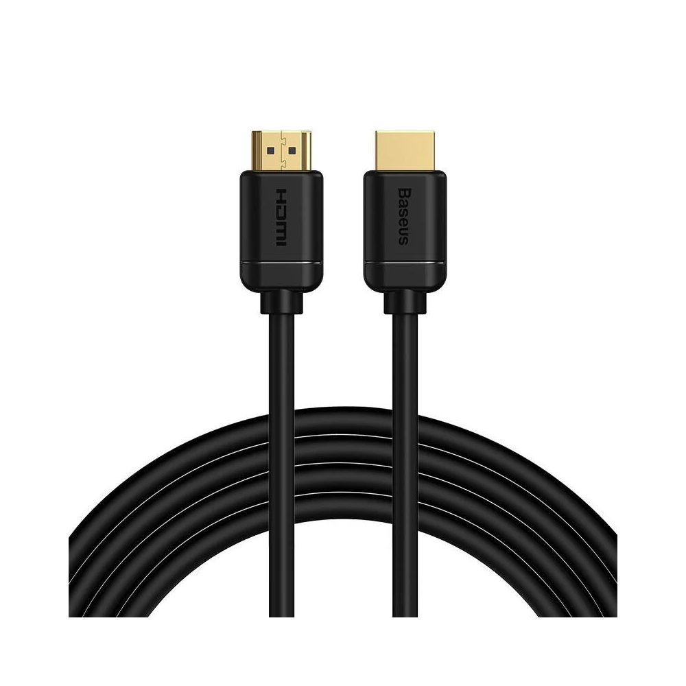 Baseus HDMI 2.0 kábel, 4K 60Hz, 3D, HDR, 18Gbps, 3m (fekete)