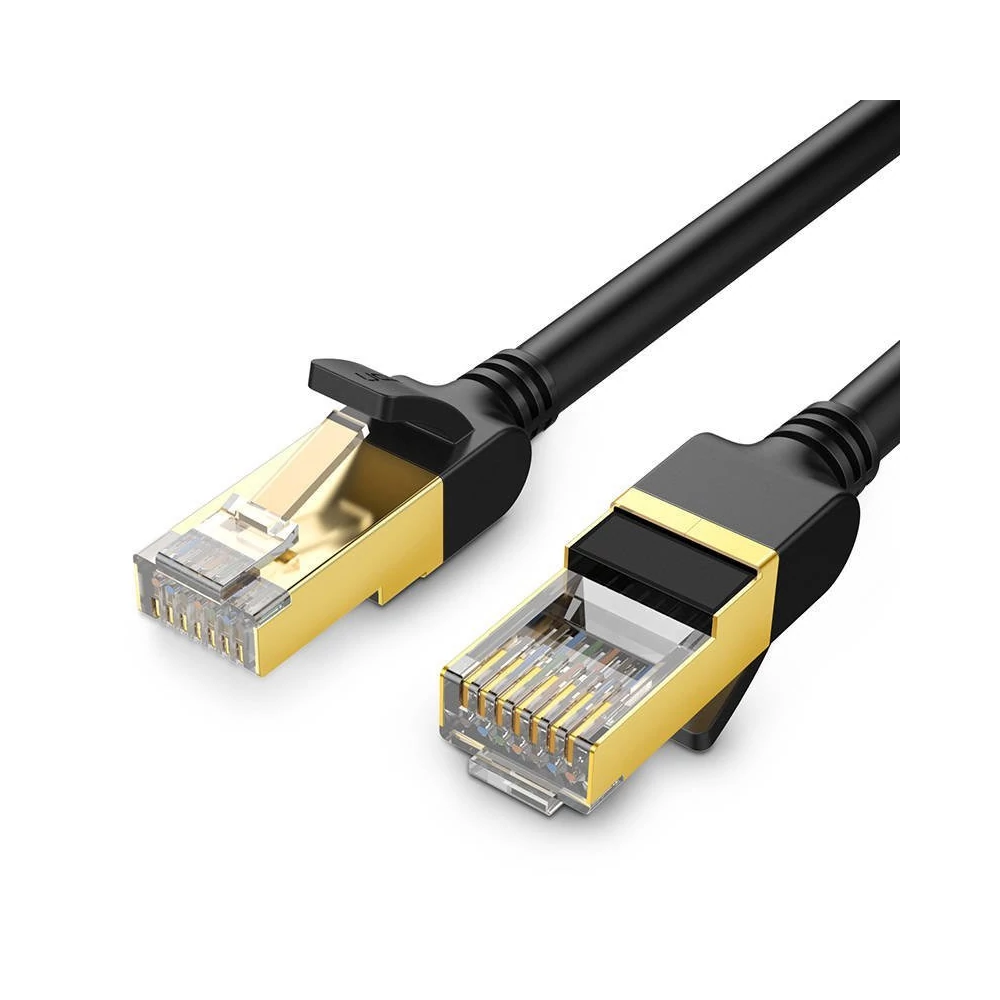 UGREEN NW107 Ethernet RJ45 kábel, Cat.7, STP, 0.5m (fekete)