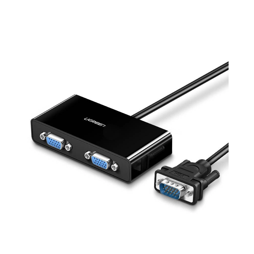 UGREEN 40254 VGA - 2x VGA videó elosztó, 1m (fekete)