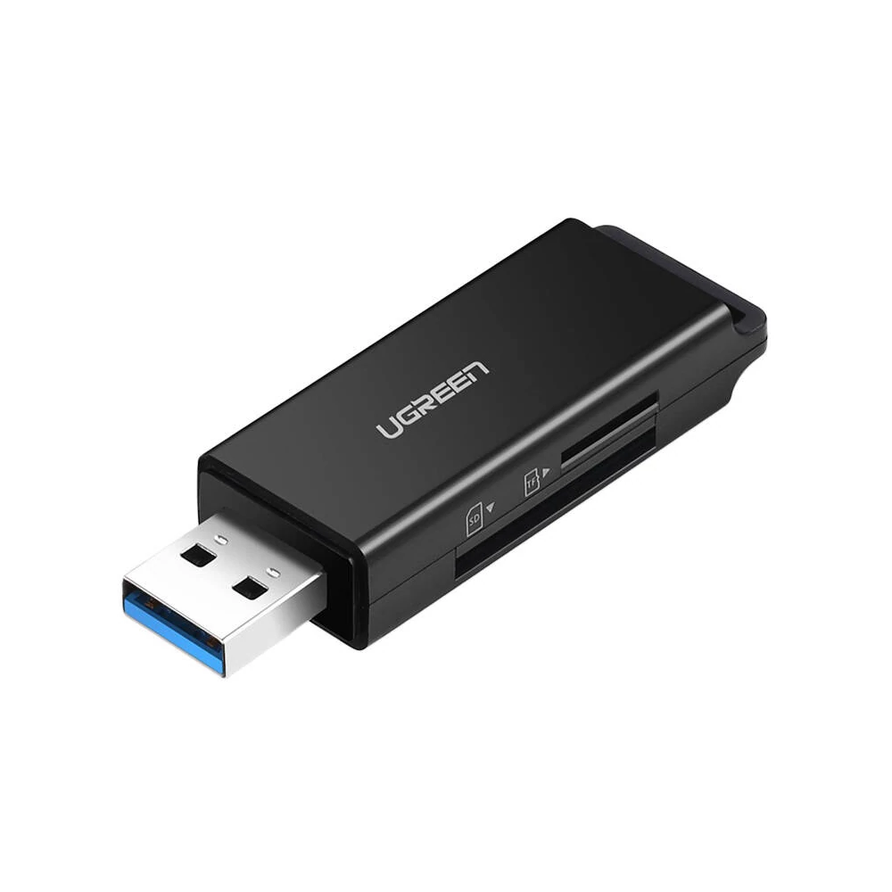 UGREEN CM104 SD/microSD USB 3.0 memóriakártya-olvasó (fekete)