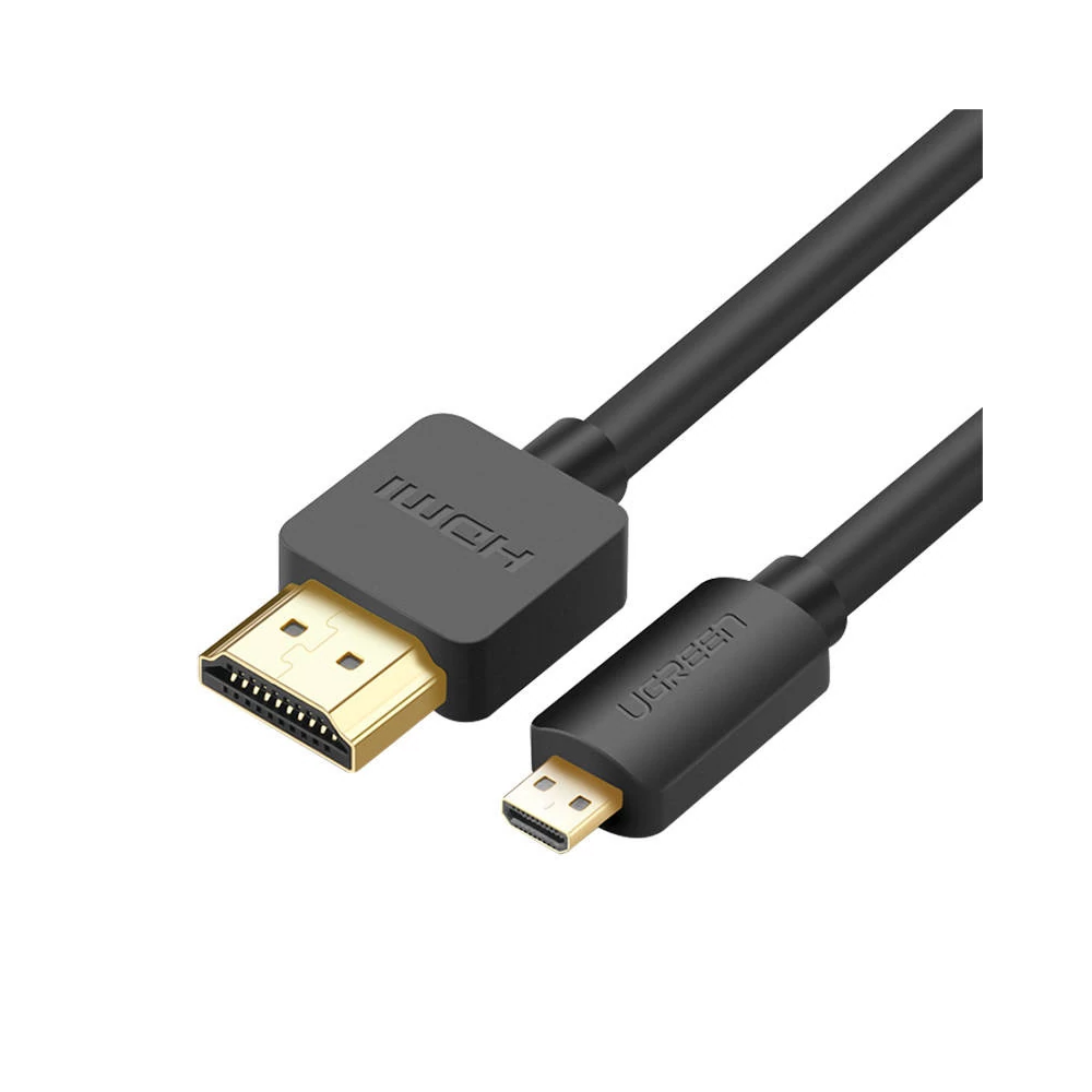 UGREEN HD127 micro HDMI - HDMI 4K 3D kábel, 1m (fekete)