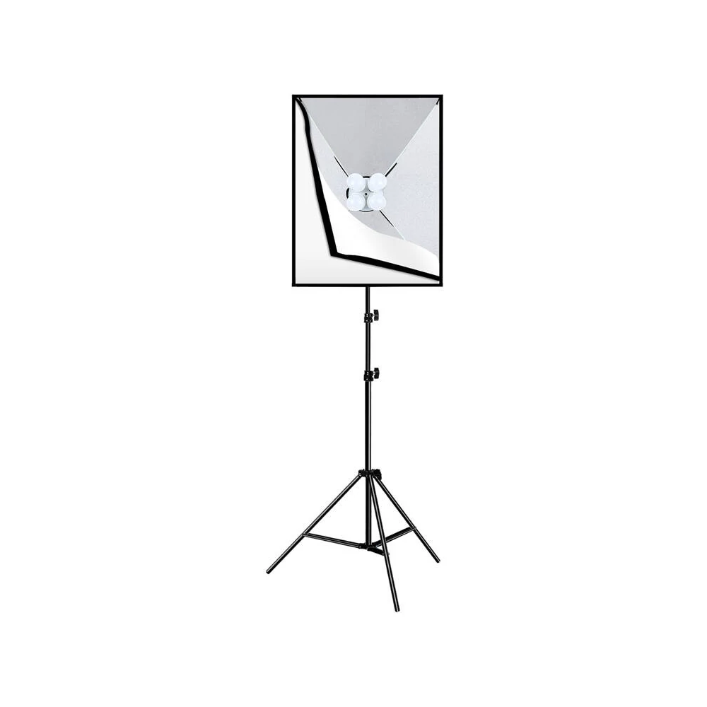 Puluz  PU5071EU Stúdió készlet, LED softbox 50x70cm, állvány, LED izzók 4 db