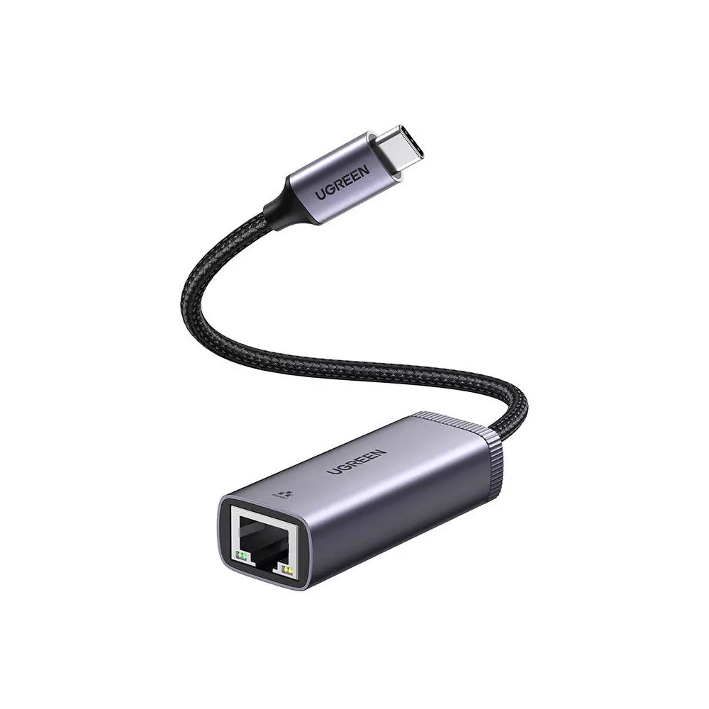 UGREEN CM483 USB-C RJ45 hálózati adapter (szürke)