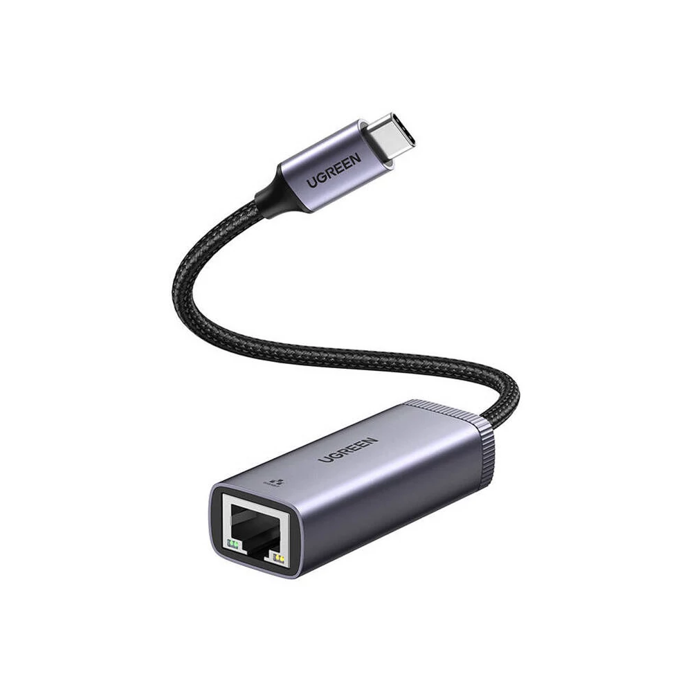 UGREEN CM483 USB-C-RJ45 hálózati adapter (szürke)