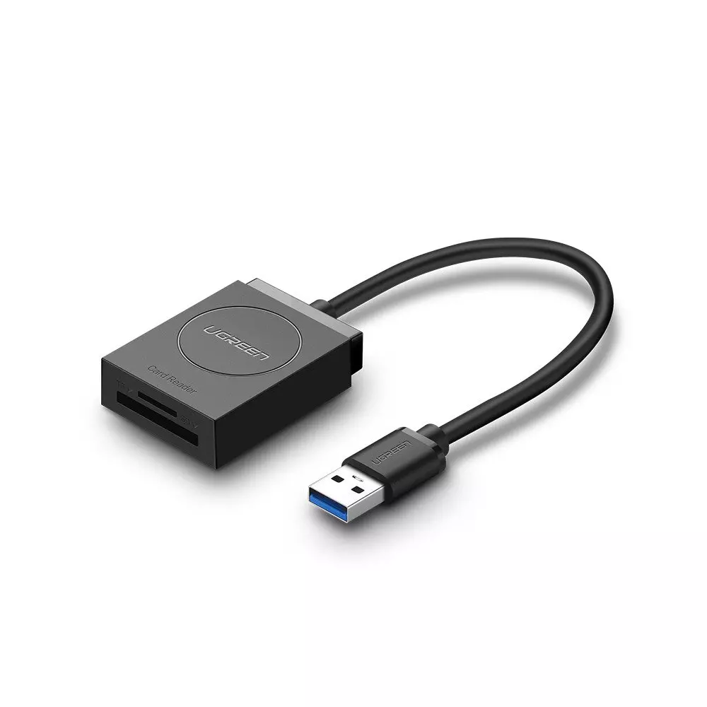 UGREEN USB adapter kártyaolvasó SD, microSD (fekete)