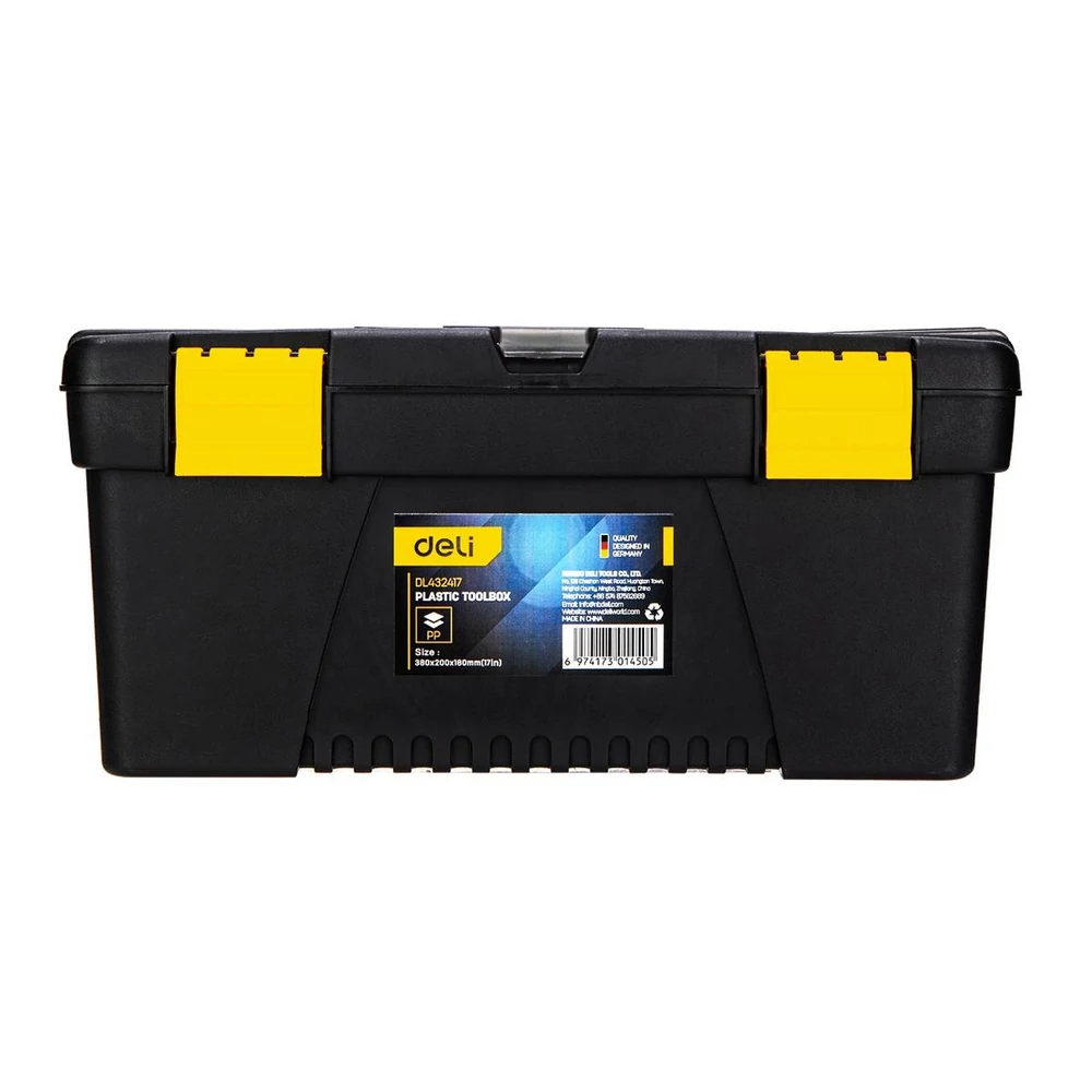 Deli Tools szerszámosláda EDL432417, 15'' (sárga)