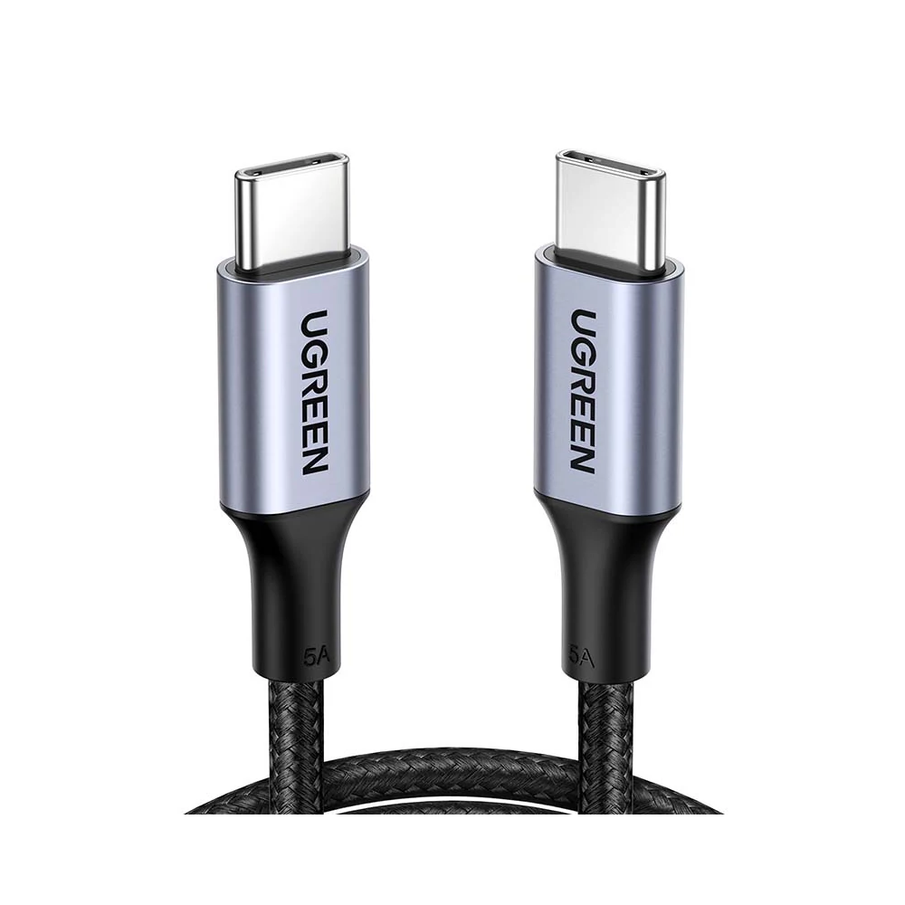 UGREEN US316 USB-C-USB-C kábel, 100W, 1,5 m (fekete)