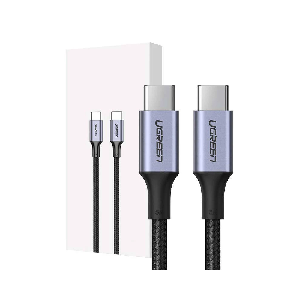 UGREEN US316 USB-C-USB-C kábel, 100W, 2m (fekete)