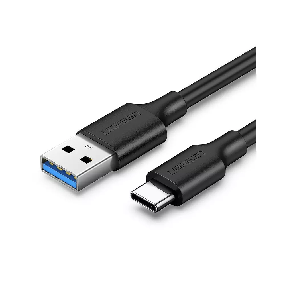 UGREEN US184 USB és USB-C 3.0 kábel, 2 m (fekete)