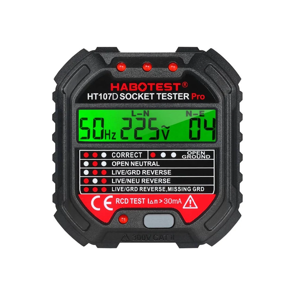 Habotest HT107D aljzatvizsgáló digitális kijelzővel