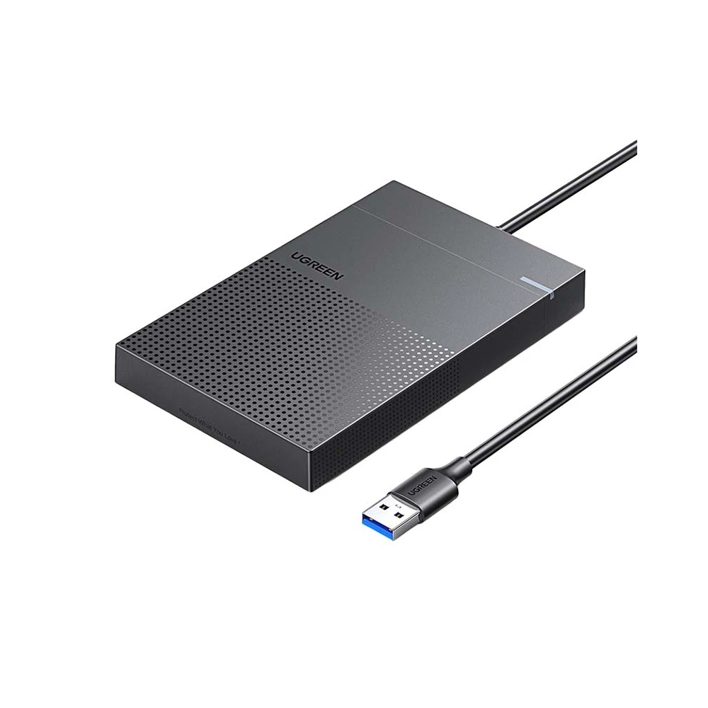 UGREEN CM471 Külső ház 2,5" HDD/SSD, USB-A 3.2 Gen 1 5Gbps (fekete)