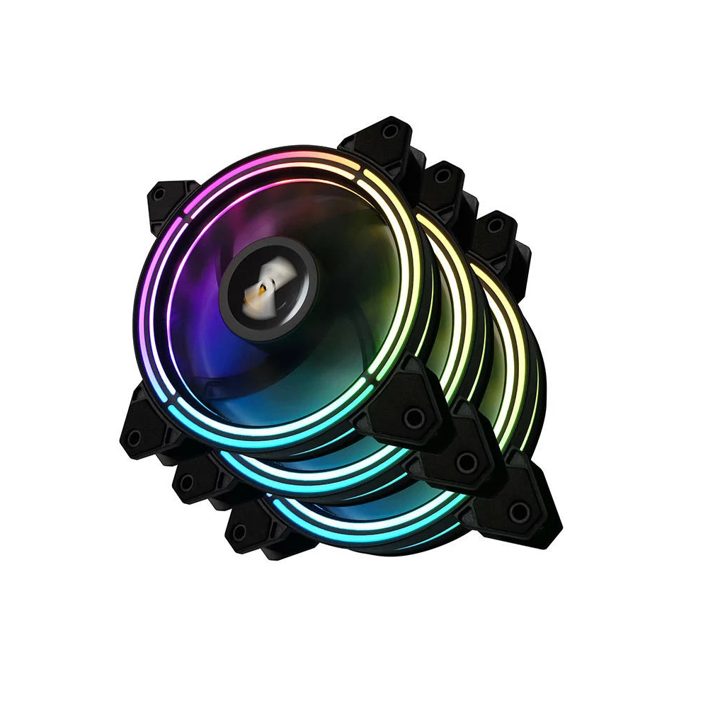 Darkflash CF11 Pro 3in1 ARGB számítógépes ventilátor szett, 120x120 (fekete)