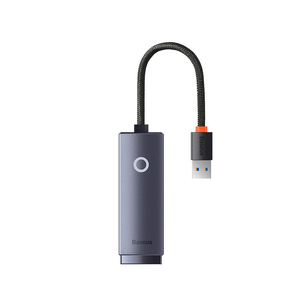 Baseus Lite Series USB-RJ45 hálózati adapter, 1000 Mbps (szürke)