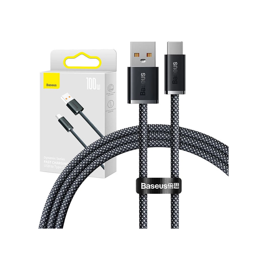 Baseus Dynamic Series USB-USB-C kábel, 100W, 1m (szürke)